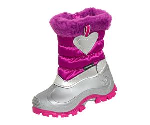 Winterstiefel SPIRALE "Sonja" Gr. 22, lila (lila silber), 22, Obermaterial: 100% Synthetik synthetic., Schuhe, Winterstiefel (22761169-22) lila silber