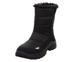 Winterstiefel SUPERFIT "AURORA WMS: Mittel", Damen, Gr. 33, schwarz, Polyester, Veloursleder, Schuhe Winterstiefel, Snowboots mit Schurwolle, Größenschablone zum Download (56847361-33) schwarz