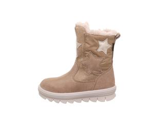 Winterstiefel SUPERFIT "FLAVIA, WMS: mittel", Damen, Gr. 29, braun, goldfarben, Textil, Veloursleder, Schuhe Winterstiefel, Boots mit GORE-TEX-Ausstattung, Größenschablone zum Download (48536309-29) b