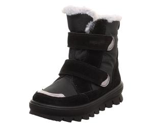 Winterstiefel SUPERFIT "FLAVIA, WMS: mittel", Damen, Gr. 30, schwarz, Leder, Polyester, Veloursleder, Schuhe Winterstiefel, Stiefel mit wasserdichtem GORE TEX, Größenschablone zum Download (83039238-3