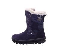 Winterstiefel SUPERFIT "FLAVIA, WMS: mittel", Damen, Gr. 35, dunkelblau, Textil, Veloursleder, Schuhe Winterstiefel, Boots mit GORE-TEX-Ausstattung, Größenschablone zum Download (43752851-35) dunkelbl