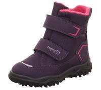 Winterstiefel SUPERFIT "HUSKY, WMS: mittel", Mädchen, Gr. 33, lila (lila, pink), Textil, Schuhe Winterstiefel, Snowboots mit wärmendem Textilfutter, Größenschablone zum Download (67946639-33) lila, pi