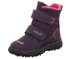 Winterstiefel SUPERFIT "HUSKY, WMS: mittel", Damen, Gr. 35, lila (lila, pink), Textil, Schuhe Winterstiefel, Snowboots mit wärmendem Textilfutter, Größenschablone zum Download (67946639-35) lila, pink