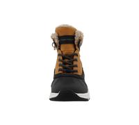 Winterstiefel TOM TAILOR "Tom Tailor Stiefel", Damen, Gr. 40, braun (schwarz, camel), Polyurethan, unifarben, Schuhe Winterstiefel (16088132-40) schwarz, camel