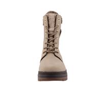 Winterstiefel TOM TAILOR "Tom Tailor Stiefel", Damen, Gr. 41, beige (schwarz cream), Polyurethan, unifarben, Schuhe Winterstiefel (24134231-41) schwarz cream