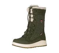 Winterstiefel TROLLKIDS "GIRLS ARENDAL WINTER BOOTS PRO", Kinder, Gr. 34, grün (dusky olive, pink dawn), Synthetik, Textil, Schuhe Winterstiefel, Winterschuhe, wasserdicht, Schnellverschluß, reflektie