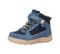 Winterstiefel TROLLKIDS "KIDS GRYLLEFJORD MID CUT", Mädchen, Gr. 30, shadow blau, mystic blau, sandstone, Leder, Synthetik, Schuhe Winterstiefel, wasserdicht (14744301-30) shadow blau, mystic blau, sa