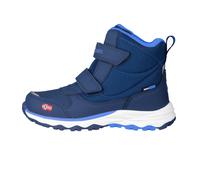 Winterstiefel TROLLKIDS "KIDS HAFJELL WINTER BOOTS", Mädchen, Gr. 28, blau (navy, medium blau), Synthetik, mehrfarbig, Schuhe Winterstiefel, Snowboots, Winterstiefel, Winterschuhe, für Kinder, wasserd