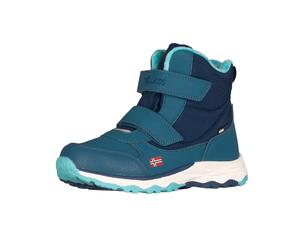 Winterstiefel TROLLKIDS "KIDS HAFJELL WINTER BOOTS", Mädchen, Gr. 29, madeira blau, arctic blau, Synthetik, Schuhe Winterstiefel, Snowboots, Winterstiefel, Winterschuhe, für Kinder, wasserdicht (12430