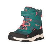 Winterstiefel TROLLKIDS "KIDS LOFOTEN WINTER BOOTS PRO", Damen, Gr. 36, schwarz (dusty teal, schwarz, coral pink), Synthetik, Textil, Schuhe Winterstiefel, wasserdicht, profilierte Gummilaufsohle, für