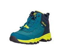 Winterstiefel TROLLKIDS "KIDS TROLLTUNGA HIKER MID XT", Damen, Gr. 28, harbor blau, spring leaf, schwarz indigo, Synthetik, Textil, Schuhe Winterstiefel, wasserdicht (48276150-28) harbor blau, spring