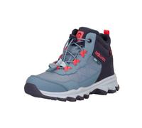 Winterstiefel TROLLKIDS "KIDS TROLLTUNGA HIKER MID XT", Damen, Gr. 38, atmungsaktiv, shadow blau, navy, sky blau, pink salmon, Synthetik, Textil, Schuhe Winterstiefel, wasserdicht (62000550-38) shadow