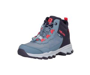 Winterstiefel TROLLKIDS "KIDS TROLLTUNGA HIKER MID XT", Damen, Gr. 40, atmungsaktiv, shadow blau, navy, sky blau, pink salmon, Synthetik, Textil, Schuhe Winterstiefel, wasserdicht (62000550-40) shadow