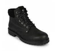 Winterstiefel WRANGLER "ARCH FUR MEN HIGH", Damen, Gr. 44, schwarz (triple schwarz), Leder, Schuhe Winterstiefel, gefüttert (77639866-44) triple schwarz
