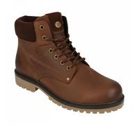 Winterstiefel WRANGLER "ARCH FUR MEN HIGH", Herren, Gr. 40, coffee bean, Leder, Schuhe Winterstiefel, gefüttert (63616768-40) coffee bean