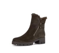 Winterstiefelette GABOR, Damen, Gr. 39, braun (mocca), Veloursleder, unifarben, Basic, Schuhe Winterstiefelette, Winterboots mit Wechselfußbett, daher für eigene Einlagen geeignet (74755135-39) mocca