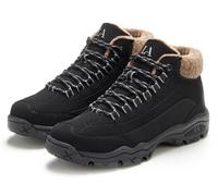 Winterstiefelette LASCANA, Damen, Gr. 38, schwarz, Obermaterial: 100% Synthetik. Decksohle: 100% Textilmaterial. Futter: 100% Textilmaterial. Laufsohle: 100% Synthetik, unifarben, Schuhe Winterstiefel