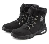 Winterstiefelette LASCANA "Winterboots, Outdoorstiefelette, Stiefel, Stiefelette, Schneestiefel", Damen, Gr. 38, schwarz, Obermaterial: 100% Synthetik. Decksohle: 100% Polyester. Futter: 100% Polyeste