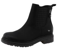 Winterstiefelette MUSTANG SHOES "Patricia", Damen, Gr. 40, schwarz, Lederimitat, Textil, Schuhe Winterstiefelette, Winterboots, Stiefelette mit TEX-Membrane (32428447-40) schwarz