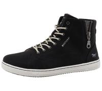 Winterstiefelette MUSTANG SHOES "Tuala", Damen, Gr. 40, schwarz, Lederimitat, Schuhe Winterstiefelette, Schnürboots mit Reißverschluss (95259028-40) schwarz