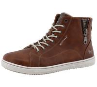 Winterstiefelette MUSTANG SHOES "Tuala", Damen, Gr. 41, braun, Lederimitat, Schuhe Winterstiefelette, Schnürboots mit Reißverschluss (99943023-41) braun