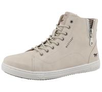 Winterstiefelette MUSTANG SHOES "Tuala", Damen, Gr. 42, écru, Lederimitat, Schuhe Winterstiefelette, Schnürboots mit Reißverschluss (85453926-42) écru