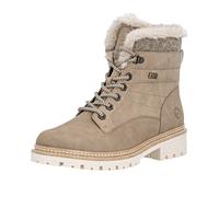 Winterstiefelette REMONTE "Elisabeth Hurley-Collection", Damen, Gr. 41, camelfarben, Filz, Nubuklederimitat, Textil, Schuhe Winterstiefelette, Schnürboots mit wasserabweisender TEX-Membran und Fiber G