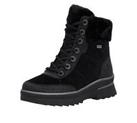 Winterstiefelette REMONTE "FIBER GRIP", Damen, Gr. 41, schwarz, Leder, Textil, Veloursleder, Schuhe Winterstiefelette, Winterboots, Outdoorboots mit wasserabweisender TEX-Membran (49388939-41)
