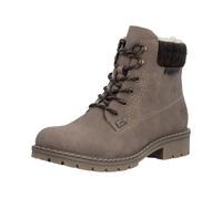 Winterstiefelette RIEKER, Damen, Gr. 36, taupe, Lederimitat, Textil, used, Basic, Schuhe Winterstiefelette, Schnürboots, Schnürstiefelette, TEX-Membran und Profilsohle (95892015-36) taupe