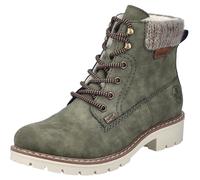 Winterstiefelette RIEKER, Damen, Gr. 38, grün (khaki), Lederimitat, Textil, used, Basic, Schuhe Winterstiefelette, Schnürstiefelette, TEX-Membran, 150 Jahre Rieker Jubiläumsartikel (79199352-38) khaki