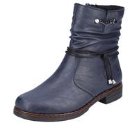 Rieker Damen Klassische Stiefeletten 75160, Frauen Stiefeletten,Bootee,Booties,halbstiefel,Kurzstiefel,uebergangsschuhe,blau (14),41 EU / 7.5 UK