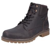 Winterstiefelette RIEKER, Damen, Gr. 46, kastanie, Leder, Lederimitat, unifarben, Schuhe Winterstiefelette, Winterboots, Schnürboots mit wasserabweisender riekerTEX-Membran (12592134-46) kastanie