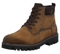 Winterstiefelette RIEKER, Herren, Gr. 40, braun, dunkelbraun, Lederimitat, used, Schuhe Winterstiefelette, Winterboots, Outdoorstiefelette mit TEX und Innenreißverschluss (19642319-40) braun, dunkelbr