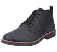 Winterstiefelette RIEKER, Herren, Gr. 40, schwarz, Leder, Lederimitat, unifarben, Schuhe Winterstiefelette, Schnürboots mit wasserabweisender riekerTEX-Membran (25255830-40) schwarz