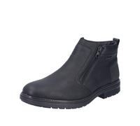 Winterstiefelette RIEKER, Herren, Gr. 42, Schurwolle, schwarz, Glattleder, unifarben, Basic, Schuhe Winterstiefelette, Winterboots mit wasserabweisender riekerTEX-Membran, schmale Form (98328933-42) s