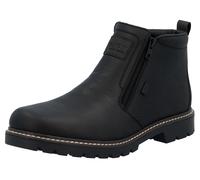Winterstiefelette RIEKER, Herren, Gr. 43, Schurwolle, schwarz, Glattleder, unifarben, Basic, Schuhe Winterstiefelette, Winterboots, Outdoorstiefelette mit riekerTEX-Membran (25775136-43) schwarz