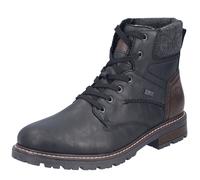 Winterstiefelette RIEKER, Herren, Gr. 43, schwarz (schwarz, grau), Lederimitat, Schuhe Winterstiefelette, mit Schaftpolsterung (48551936-43)