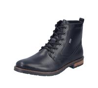 Winterstiefelette RIEKER, Herren, Gr. 43, schwarz, Lederimitat, unifarben, Schuhe Winterstiefelette, Schnürboots, Schnürstiefelette mit rieker TEX-Membran (81938219-43) schwarz