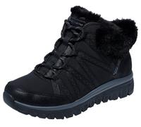Winterstiefelette SKECHERS "GRACEFUL-COZY STROLLS", Damen, Gr. 37, Chenille, schwarz, Textil, Schuhe Winterstiefelette, Winterboots, Schnürboots mir Air-Cooled Memory Foam (45797748-37) schwarz