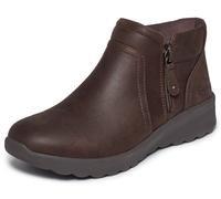 Winterstiefelette SKECHERS "LOVELY VIBE-FOREVER MINE", Damen, Gr. 40, Textil, braun (dunkelbraun), Schuhe Winterstiefelette, Boots, Casual-Stiefelette mit Stretch und TEX-Ausstattung (31926556-40) dun