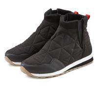 Winterstiefelette LASCANA Gr. 42, schwarz Damen Schuhe Schlupfstiefeletten in modischer Stepp-Optik, Ankle Stiefeletten, Outdoor Boots, Sneaker (88019367-42)