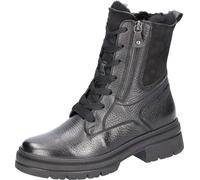 Winterstiefelette WALDLÄUFER "H-AMARA", Damen, Gr. 6,5, schwarz, Nappaleder, Nubukleder, unifarben, Schuhe Winterstiefelette, Winterboots, Warmfutter, bequeme Weite H (= sehr weit) (67247129-6,5)