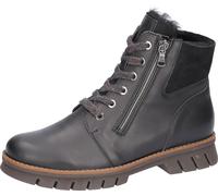 Winterstiefelette WALDLÄUFER "H-XARA", Damen, Gr. 4 (37), schwarz, Lammfell, Nappaleder, unifarben, Schuhe Winterstiefelette, Winterboots, Stiefelette, mit Lammfell, in Komfortweite H = sehr weit (687