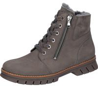 Winterstiefelette WALDLÄUFER "H-XARA", Damen, Gr. 5 (38), grau, Lammfell, Nubukleder, unifarben, Schuhe Winterstiefelette, Winterboots, Bequemschuh in Bequemweite G (= weit) (85103417-5)