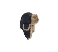 Winterwarme, dicke, winddichte Skimütze aus Kunstpelz, Herren und Damen, Schwarz