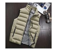 Winterweste Casual Weste Männer Herbst Winterjacken Dicke Westen Mann Sleeveless Mäntel Männliche Warme Baumwolle Gepolsterte Weste Männer Gilet Veste Hommes Westen und Weste Herrenbekleidung, Westen