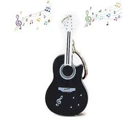 Winziger Violin-Schlüsselanhänger mit Sound, Mini-Violinen-Schlüsselanhänger mit Sound und LED-Licht, kleiner Violinen-Schlüsselanhänger, der Musikwelten spielt, kleinste Violine,