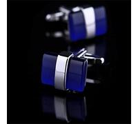 WIPPWER Jewelry Shirt Cuff Accessories Men Gift Cufflinks Blue Cufflinks Guest Shirt Cufflinks Clothing Accessories