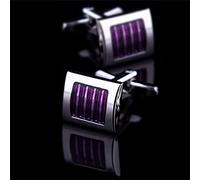 WIPPWER Men's Shirt Cuff Accessories Purple Cufflinks Buttons Wedding Groom Guest Shirt Cufflinks Clothing Accessories