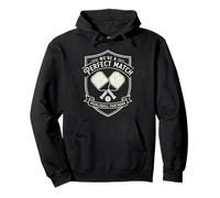 Wir passen perfekt zu Pickleball Partners Retro Doubles Graph Pullover Hoodie